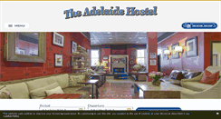 Desktop Screenshot of adelaidehostel.com